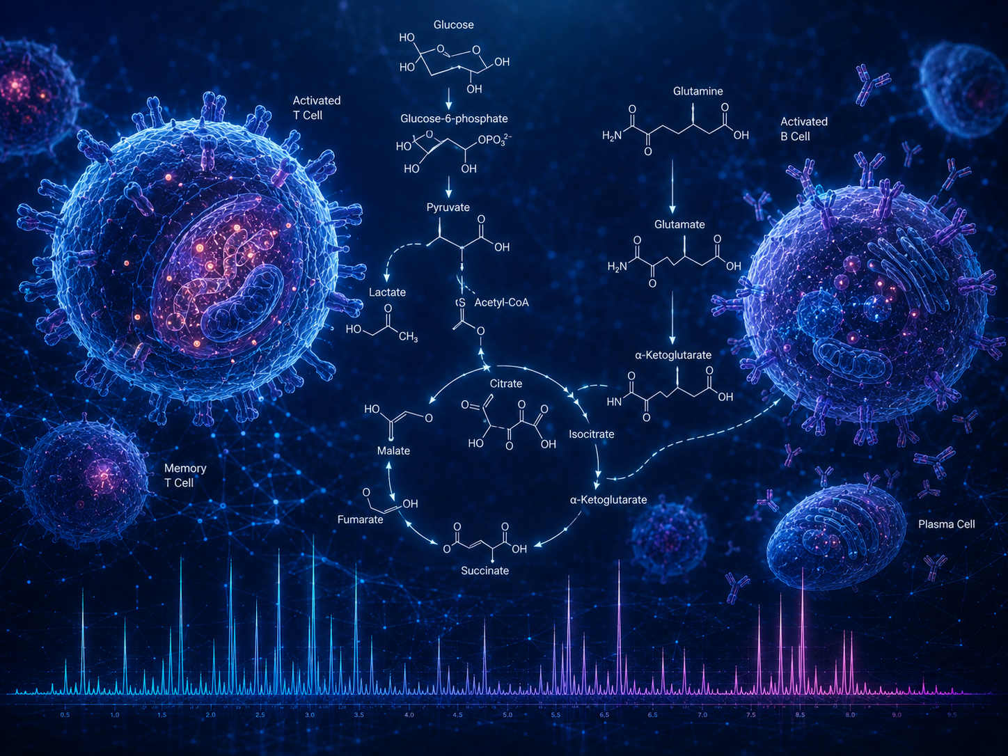 T-Cell & B-Cell Metabolism application visual
